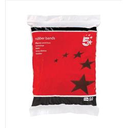 5 Star Office Rubber Bands No.24 Each 152x1.5mm Approx 800 Bands [Bag