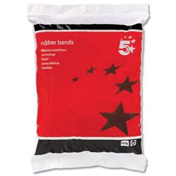 5 Star Office Rubber Bands No.69 Each 152x6mm Approx 141 Bands