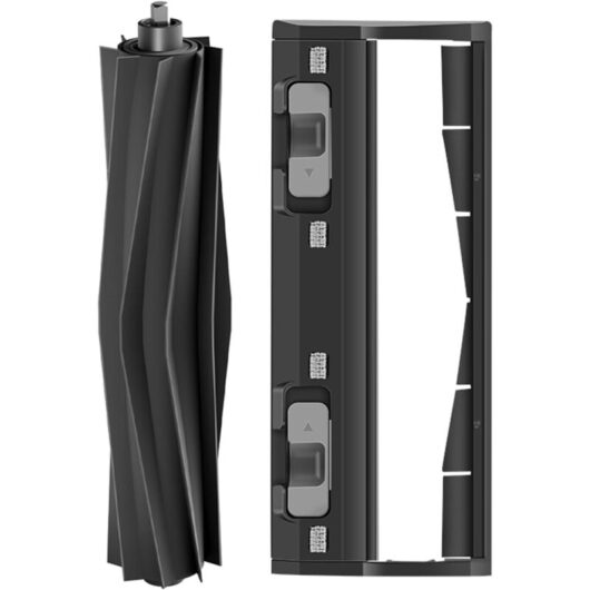 Accessories for Ecovacs Deebot X1, X1e, OZMO, N8, T20, T9, T8, T5 and 950 series (Omni Plus Turbo Pro) vacuum cleaners: black rubber brushes.