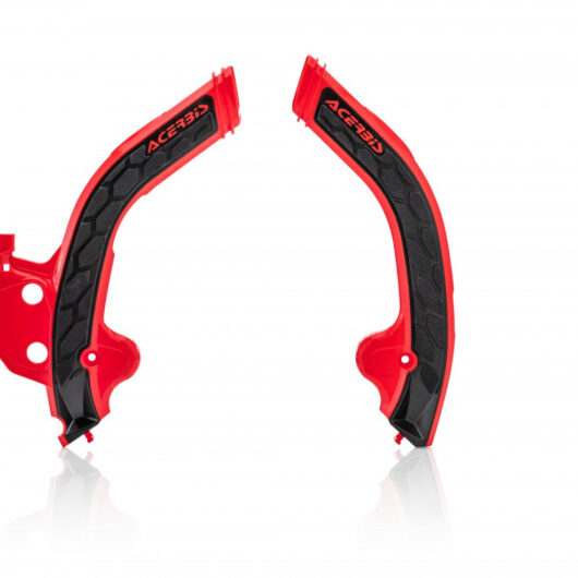Acerbis X-Grip Frame Guards - Beta RR 2 & 4 Stroke 2020-2024 - Red/ Black