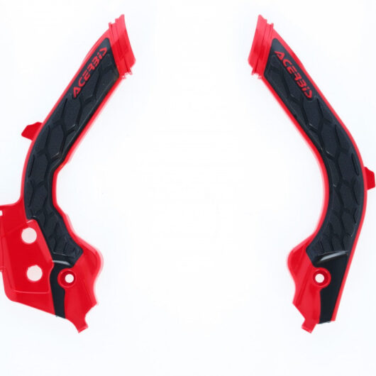 Acerbis X-Grip Frame Guards - Gas Gas EC 250/300 2021-23 - Red/Black