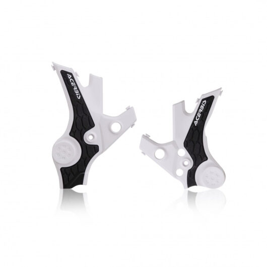 Acerbis X-Grip Frame Guards - Honda Africa Twin 1100L 2020-2024 - White/Black