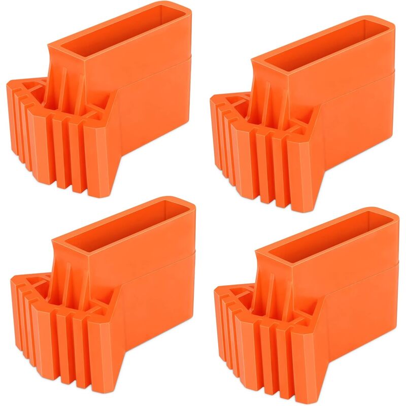Linghhang - 4 Pieces Ladder Foot Covers, pvc Non-Slip Stair Feet for Stairs Non-Slip Rubber Covers, Ladder Protection Pad for Telescopic Ladders, etc