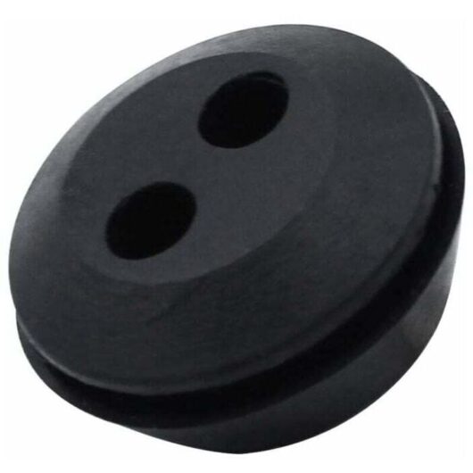 Set of 6 Fuel Hose Caps, Rubber Tank Seals, 2 Holes, Hose Fittings, Brushcutter Tank Hose Accessories