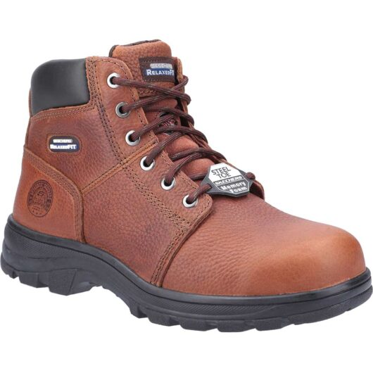 Skechers Work Workshire Safety Boot Brown Size 12
