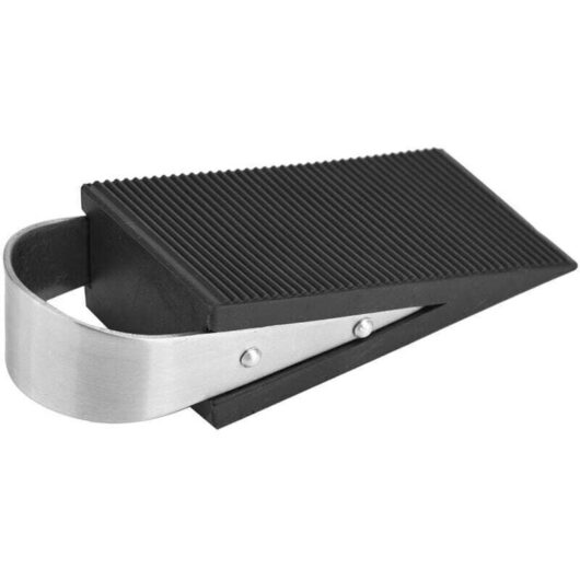 Stainless steel rubber doorstop, 1 piece...