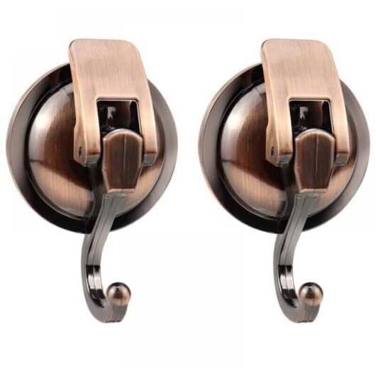 Strong Suction Cup Hooks, Powerful 6mm Suction Cup, Strong Rubber Suction Cup, Supports Weights Up to 5kg, Suction Cup Hook for Bathroom, Kitchen,